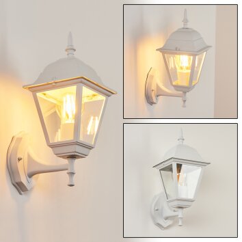 Naofe Buiten muurverlichting Wit, 1-licht