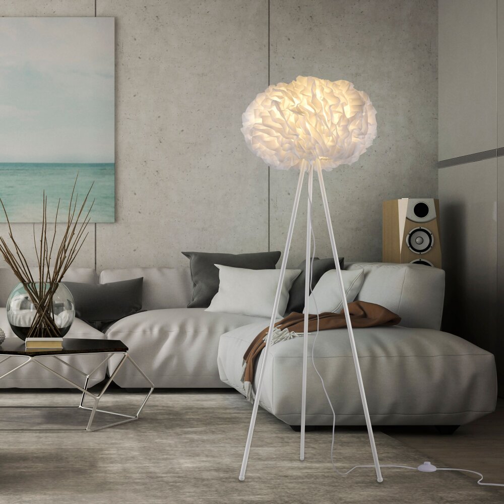 Leuchten-Direkt LOLASMART-NAOMI Staande lamp LED Wit, 1-licht, Afstandsbediening main product photo