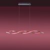 Leuchten-Direkt LOLAsmart-SWING Hanglamp LED Staal geborsteld, 2-lichts, Afstandsbediening, Kleurwisselaar