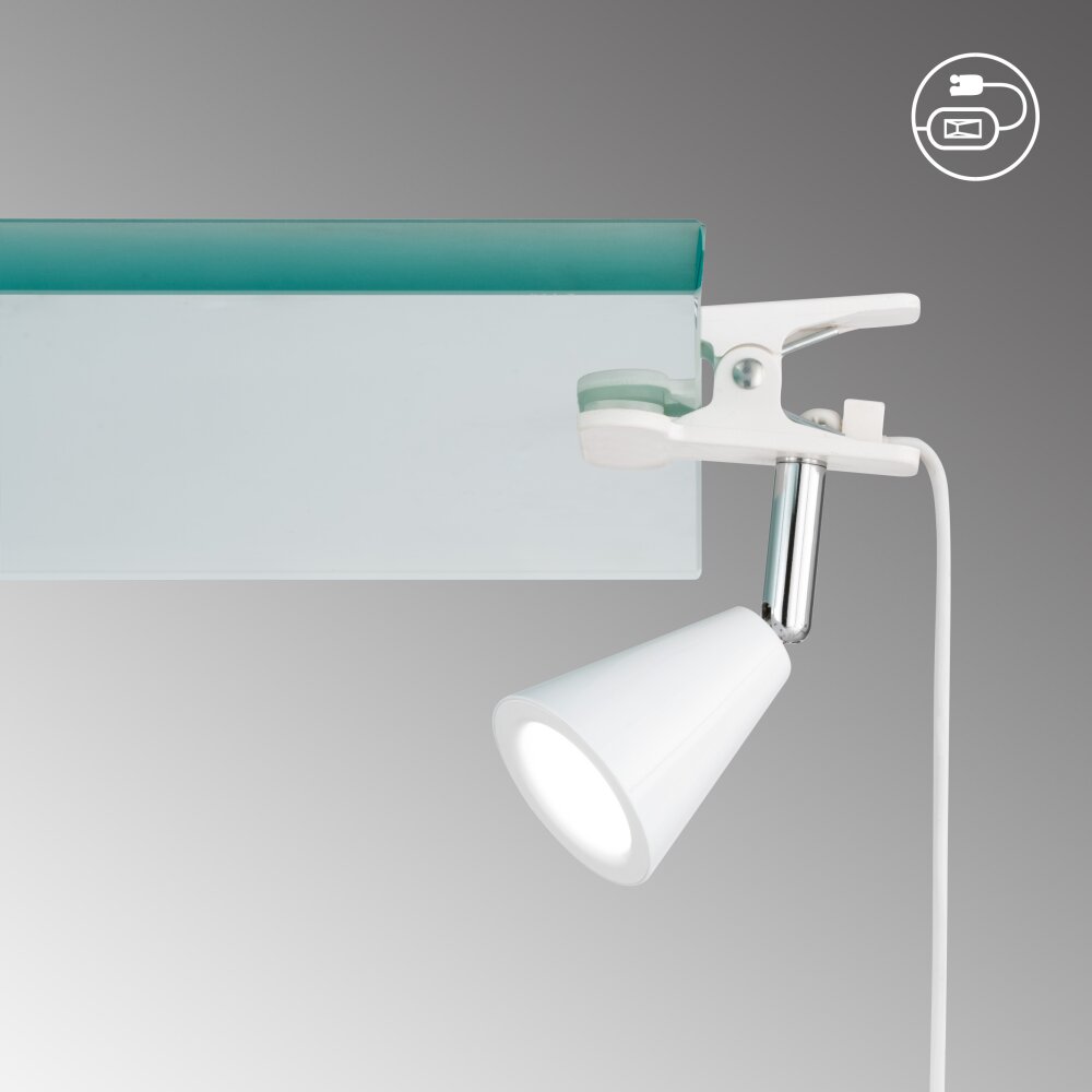 FHL-easy Zirbel Klemlamp LED Wit, 1-licht main product photo