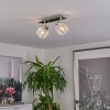 Desrue Plafondlamp Chroom, Zilver, 2-lichts