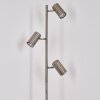 Javel Staande lamp Chroom, Nikkel mat, 3-lichts