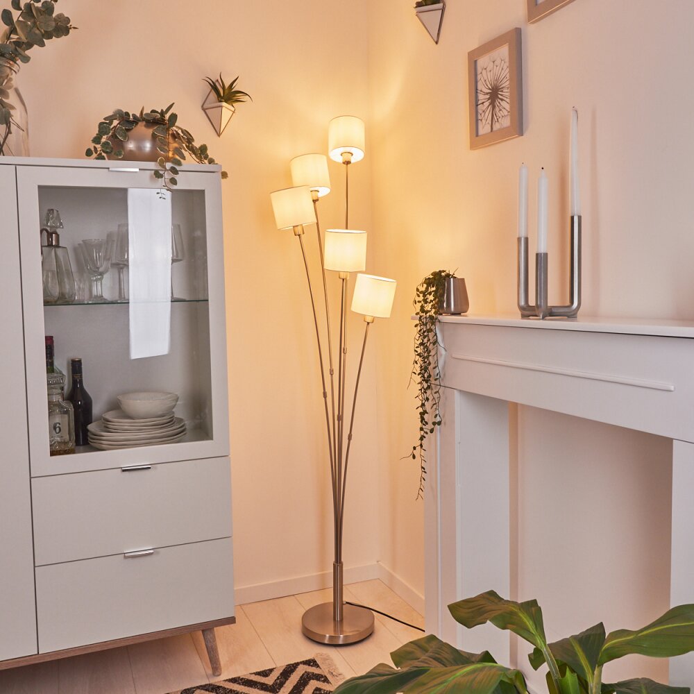 Alsen Staande lamp Nikkel mat, 5-lichts main product photo