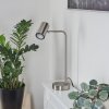Zuoz Tafellamp Chroom, Nikkel mat, 1-licht
