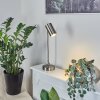 Zuoz Tafellamp Chroom, Nikkel mat, 1-licht