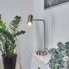 Zuoz Tafellamp Chroom, Nikkel mat, 1-licht
