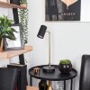 Zuoz Tafellamp Messing, Zwart, 1-licht