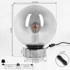 Vilmar Tafellamp Chroom, 1-licht
