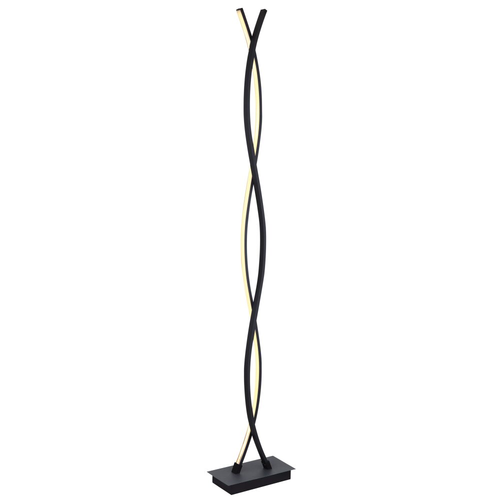 Globo MARIUS Staande lamp LED Zwart, 1-licht main product photo