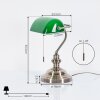 Havsta Bankierslamp Oud messing, 1-licht