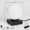 Chamouscady Tafellamp Zwart, 1-licht
