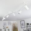 Javel Plafondlamp Chroom, Wit, 6-lichts