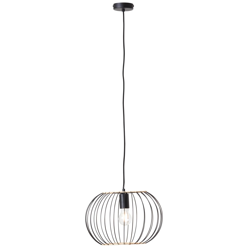 Brilliant-Leuchten Silemia Hanglamp Zwart, 1-licht main product photo