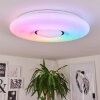 Page Plafondlamp LED Wit, 2-lichts, Afstandsbediening, Kleurwisselaar