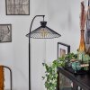 Tamins Staande lamp Zwart, 1-licht