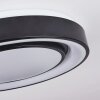 Page Plafondlamp LED Zwart, Wit, 2-lichts, Afstandsbediening, Kleurwisselaar