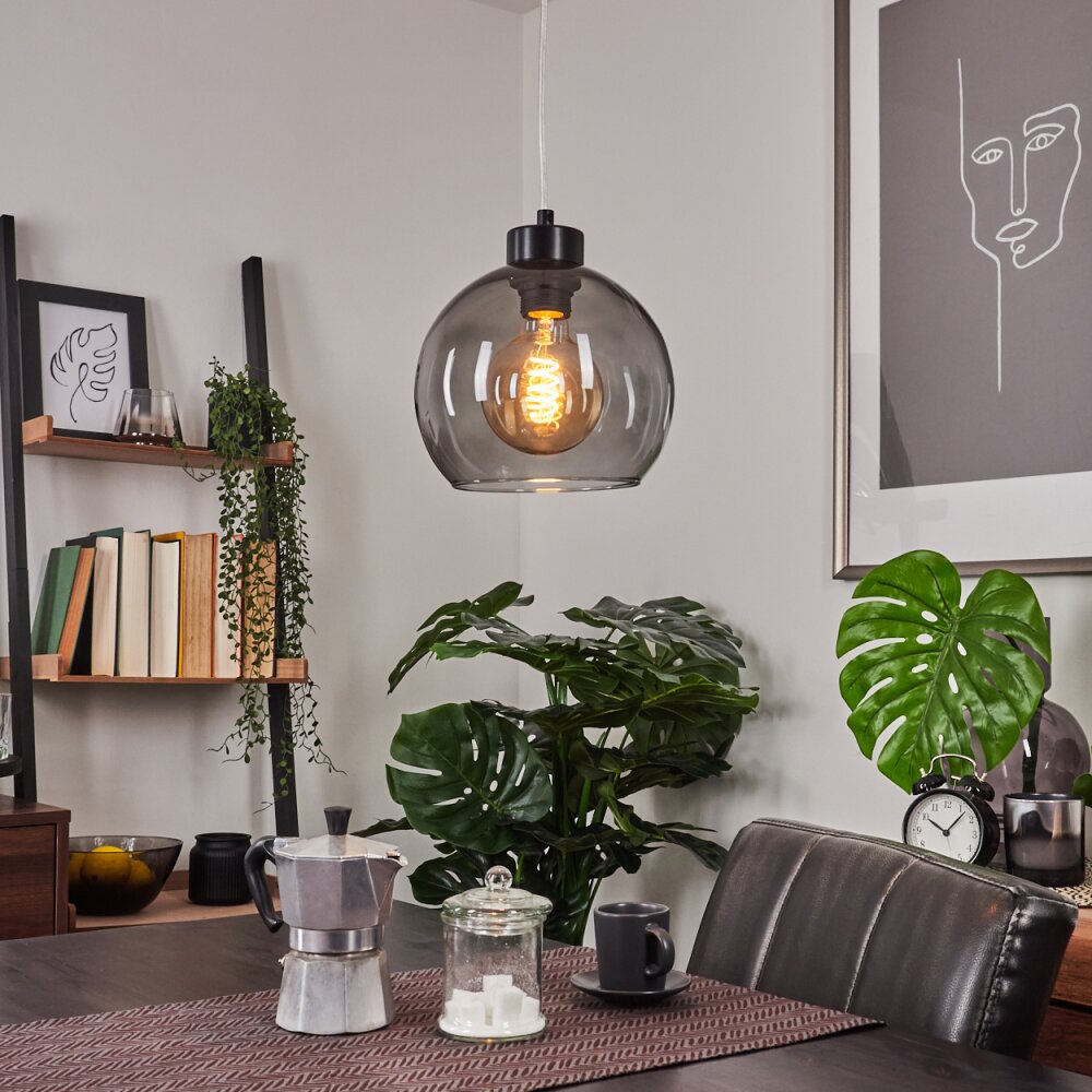 Andeer Hanger Zwart, 1-licht main product photo