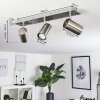 Zuoz Plafondlamp Chroom, Nikkel mat, 3-lichts