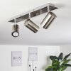 Zuoz Plafondlamp Chroom, Nikkel mat, 3-lichts