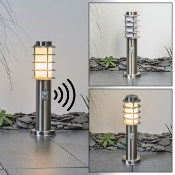 Tunes Padverlichting Nikkel mat, 1-licht, Bewegingsmelder Tunes Padverlichting Nikkel mat, 1-licht, Bewegingsmelder