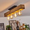 Berat Plafondlamp Bruin, Zwart, 4-lichts