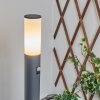 Caserta Padverlichting Antraciet, 1-licht, Bewegingsmelder