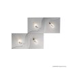 Grossmann FLOW Plafondlamp Aluminium, 4-lichts