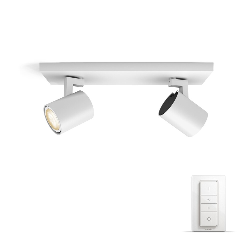 Philips Hue Ambiance White Runner Plafondspot basisset LED Wit, 2-lichts, Afstandsbediening main product photo