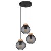 Globo PABLO Hanger Zwart, 3-lichts