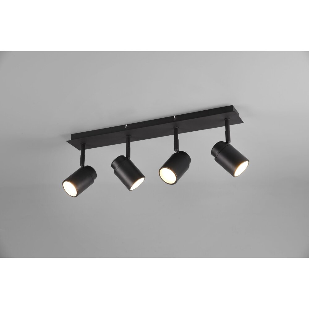 Trio-Leuchten Angelo Plafondlamp Zwart, 4-lichts main product photo