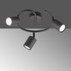 Fischer-Honsel Vano Plafondlamp Zwart, 3-lichts