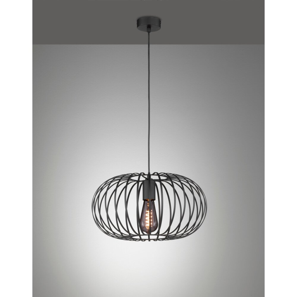 Fischer-Honsel Mocca Hanger Zwart, 1-licht main product photo