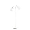 Fischer-Honsel Cozy Staande lamp Nikkel mat, 2-lichts