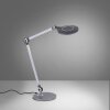 Leuchten-Direkt NIKLAS Tafellamp LED Zwart, Zilver, 1-licht