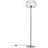 Brilliant-Leuchten Silemia Staande lamp Natuurlijke kleuren, Zwart, 1-licht