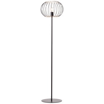Brilliant-Leuchten Silemia Staande lamp Natuurlijke kleuren, Zwart, 1-licht