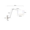 Steinhauer Prestige Chic Muurlamp Staal geborsteld, 1-licht