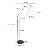 Steinhauer Prestige Chic Staande lamp Zwart, 1-licht