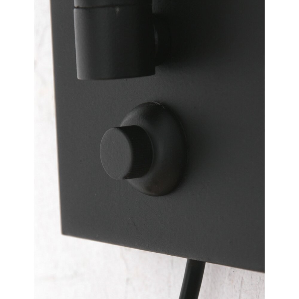 Steinhauer Prestige Chic Muurlamp Zwart, 1-licht