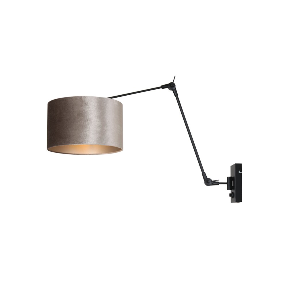 Steinhauer Prestige Chic Muurlamp Zwart, 1-licht main product photo