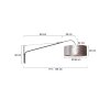 Steinhauer Elegant Classy Muurlamp Zwart, 1-licht