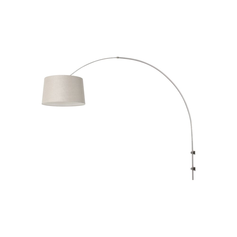 Steinhauer Sparkled Light Muurlamp Staal geborsteld, 1-licht main product photo