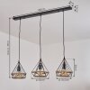 Riekje Hanglamp Zwart, 3-lichts