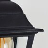 Naofe Buiten muurverlichting Zwart, 1-licht, Bewegingsmelder