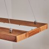 Versoix Hanglamp LED Chroom, Zwart, 1-licht