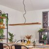 Versoix Hanglamp LED Chroom, Zwart, 1-licht