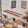 Versoix Hanglamp LED Chroom, Zwart, 1-licht