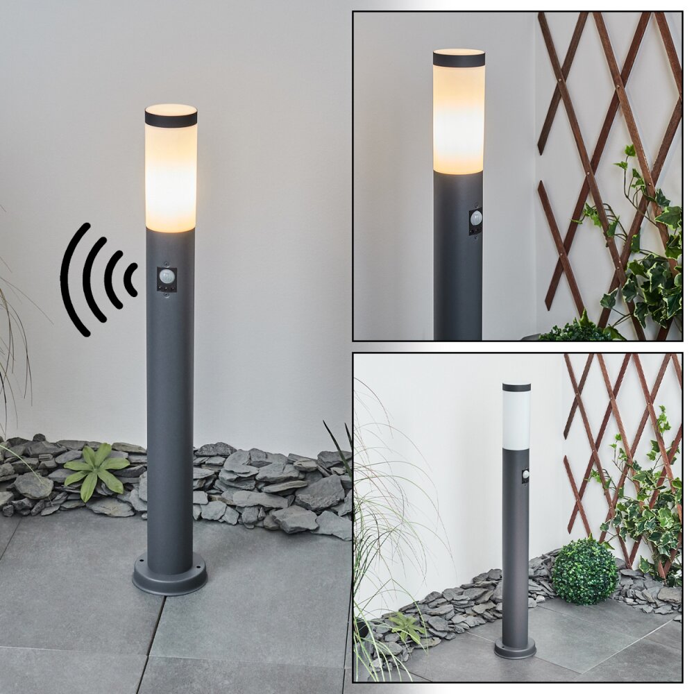 Sessa Padverlichting Antraciet, 1-licht, Bewegingsmelder main product photo