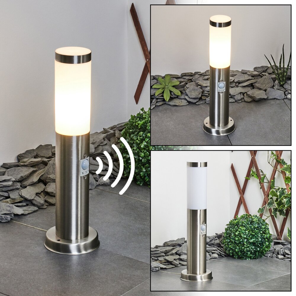 Sessa Padverlichting Nikkel mat, 1-licht, Bewegingsmelder main product photo