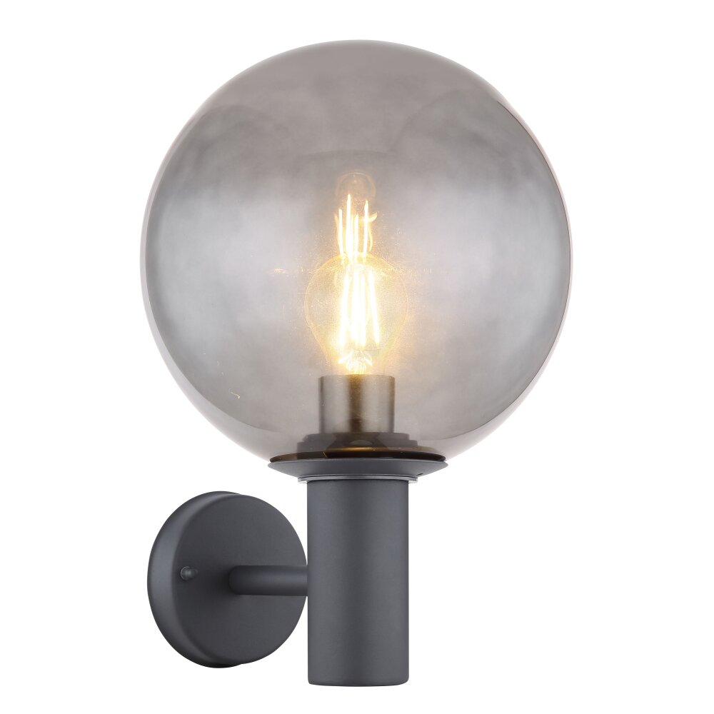 Globo HEDWIG Buiten muurverlichting Antraciet, 1-licht main product photo